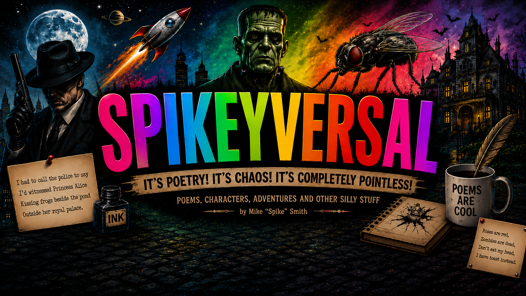 Spikeyversal website banner
