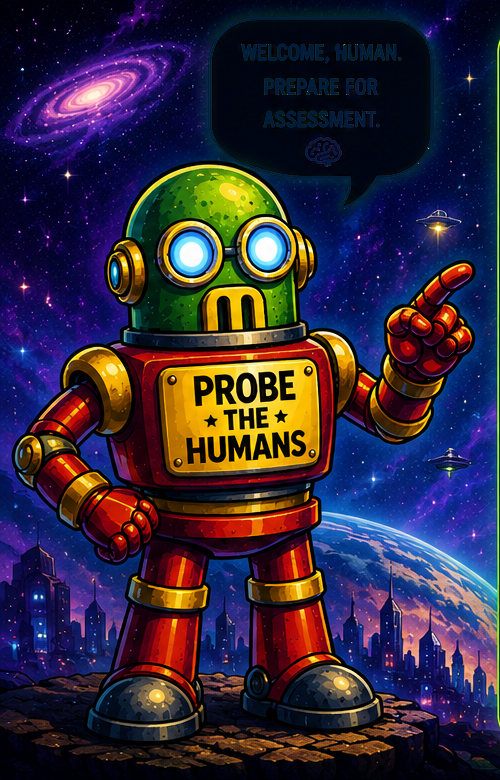 Spikeyversal robot mascot